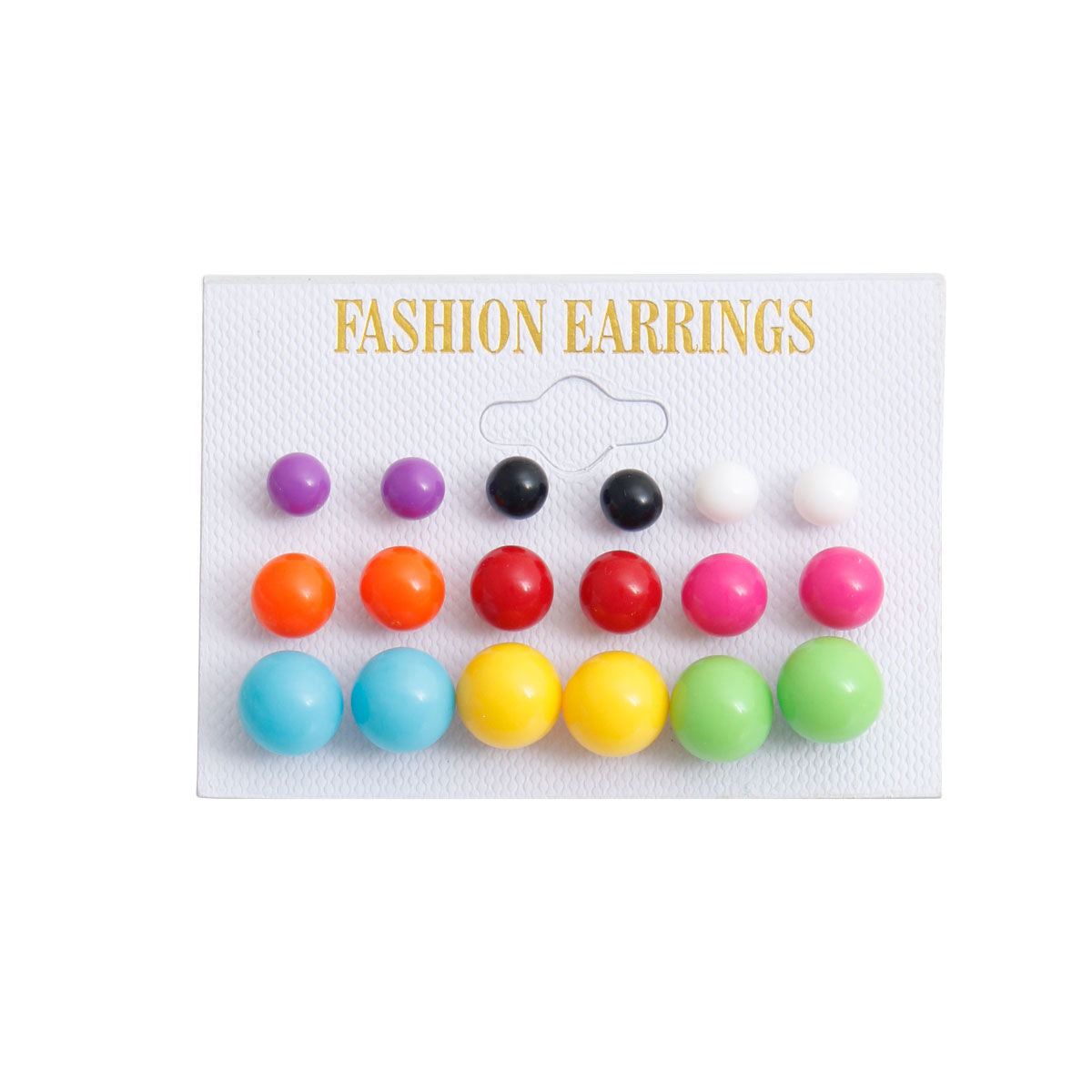 Bright Color 9 pcs Studs