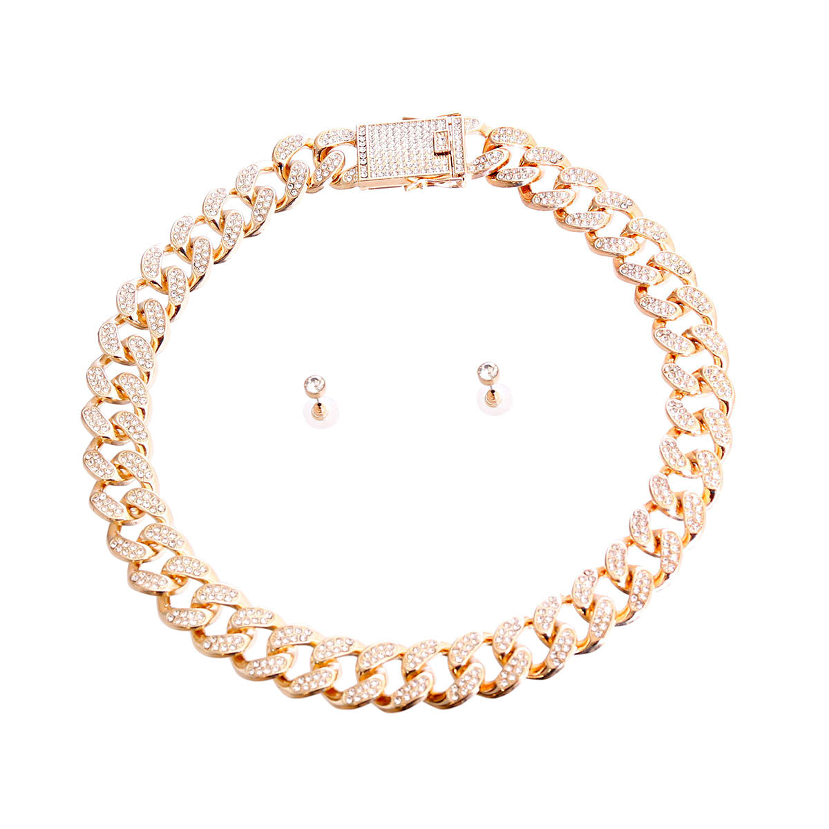 Gold Heavy Locked Cuban Chain