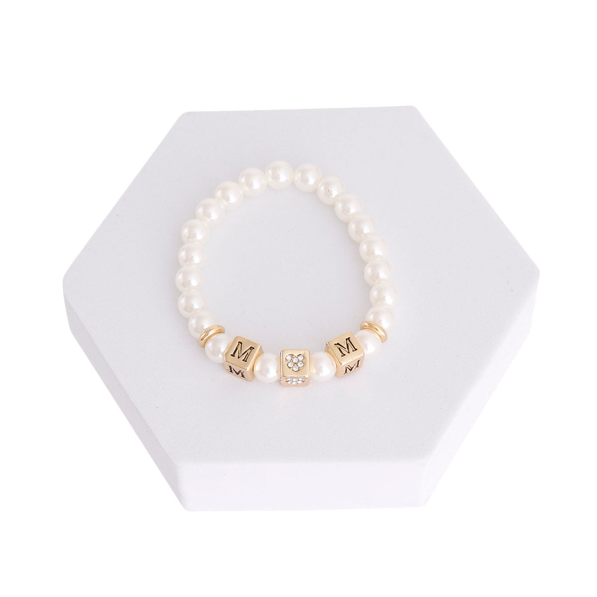 Cream Pearl MOM Bracelet