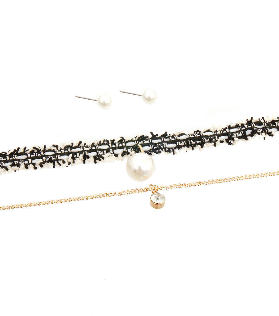 Yarn Layered Choker