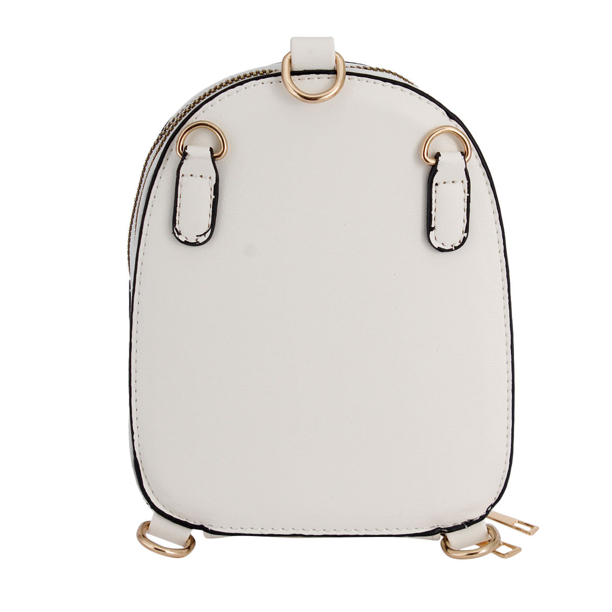 White Flower Mini Backpack