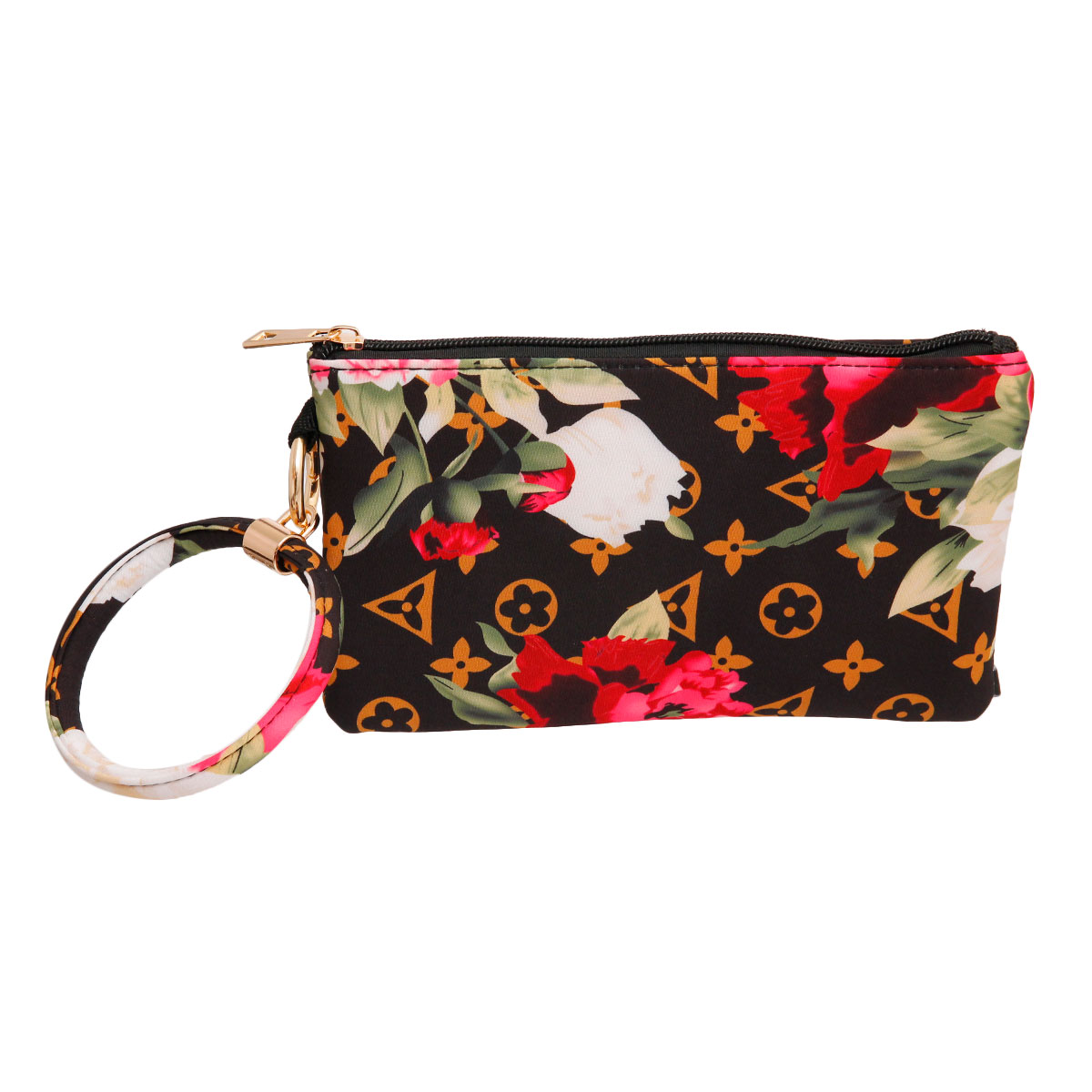 Black LV Monogram Wristlet